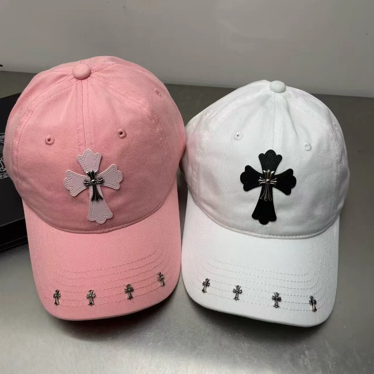 Crow Heart Soft Top Distressed Baseball Cap